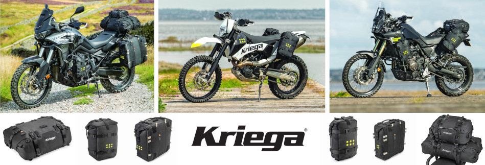 Geriausi pasaulyje moto krepšiai ir kuprinės Kriega
