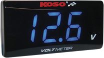 KOSO VOLTMETRAS SUPER SLIM BLU LIGHT