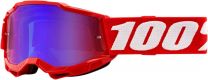 AKINIAI 100% ACCURI2 YOUTH RD MIRROR RED/BL