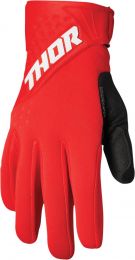 GLOVE THOR SPECT COLD RD/WH  
